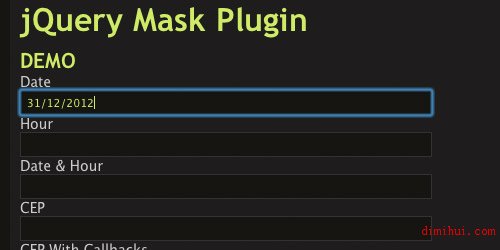 jQuery Mask Plugin